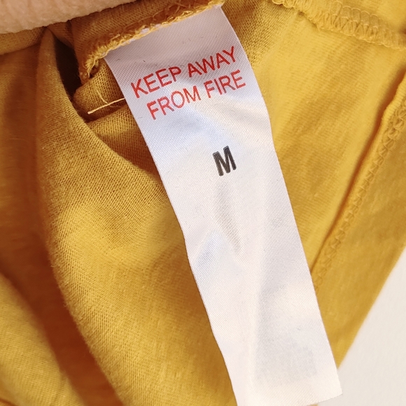 006 Mustard Yellow & Black T Shirt Feel The Soul by Part Friction S - Picture 4 of 6